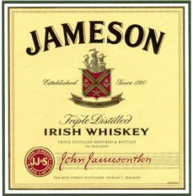 Paraqitja e markës JAMESON Established Since 1780 Triple Distilled IRISH WHISKEY TRIPLE DISTILLED MATURED & BOTTLED IN IRELAND John Jameson & Son