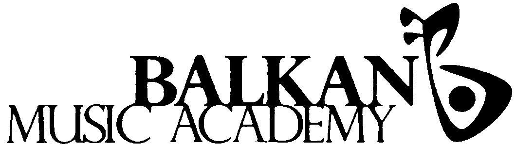 Paraqitja e markës BALKAN MUSIC ACADEMY