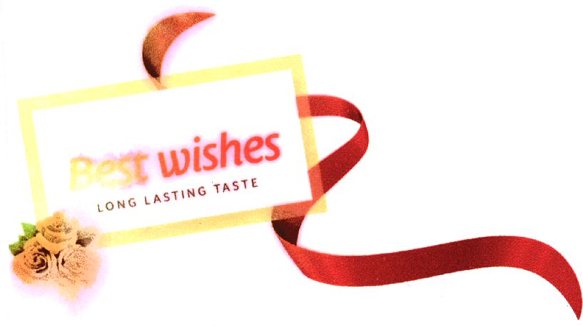 Paraqitja e markës Best wishes LONG LASTING TASTE