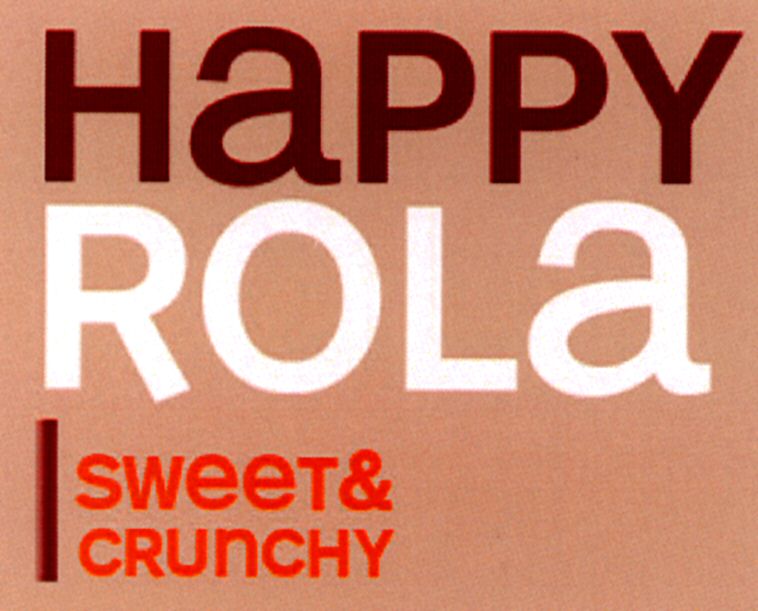 Paraqitja e markës HAPPY ROLA sweet&crunchy