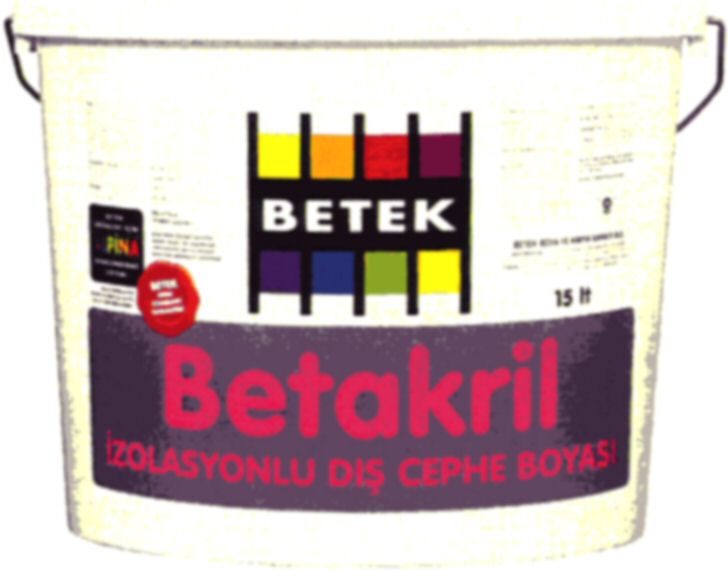 Paraqitja e markës BETEK Betakril IZOLASYONLU DIS CEPHE BOYASI