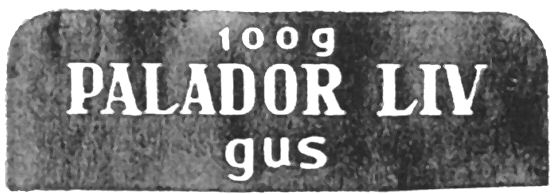 Paraqitja e markës PALADOR LIV