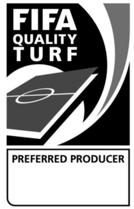 Paraqitja e markës FIFA QUALITY TURF PREFERRED PRODUCER