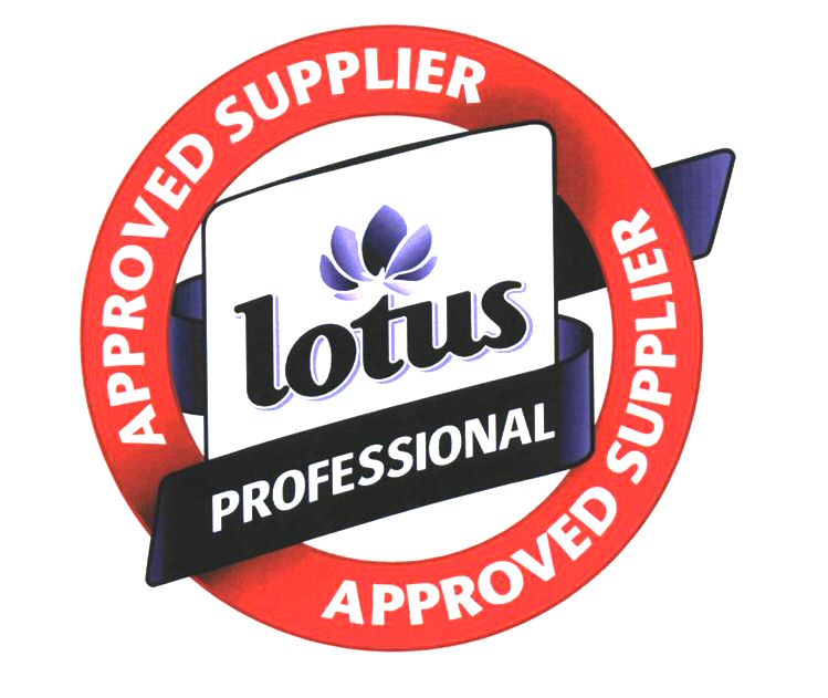 Paraqitja e markës lotus PROFESSIONAL APPROVED SUPPLIER APPROVED SUPPLIER
