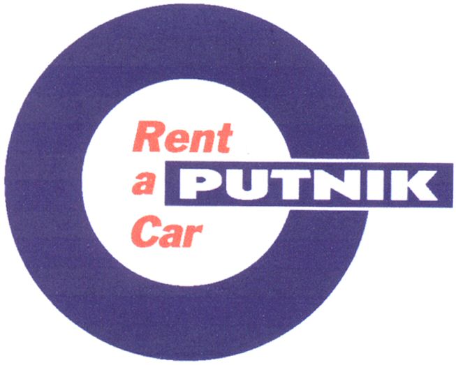 Paraqitja e markës PUTNIK Rent a Car