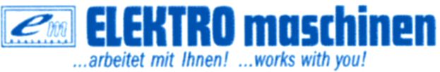 Paraqitja e markës ELEKTRO maschinen