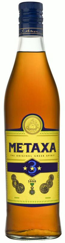 Paraqitja e markës METAXA 3 THE ORIGINAL GREEK SPIRIT 1888