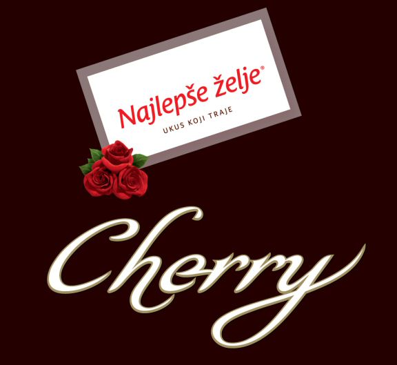 Paraqitja e markës Cherry Najlepse zelje UKUS KOJI TRAJE