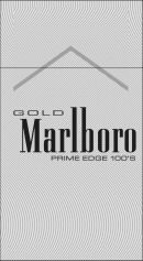 Paraqitja e markës Marlboro GOLD PRIME EDGE 100'S
