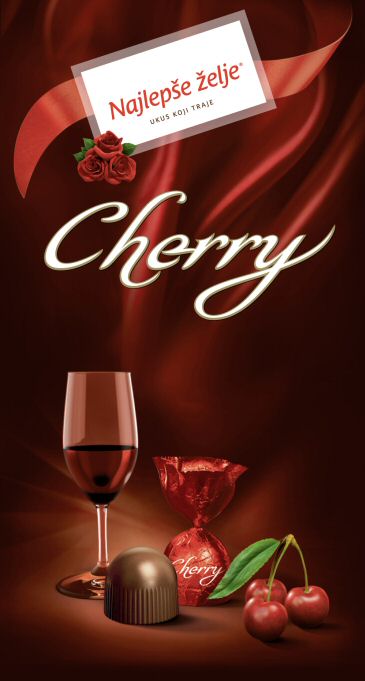 Paraqitja e markës Cherry Najlepse zelje UKUS KOJI TRAJE