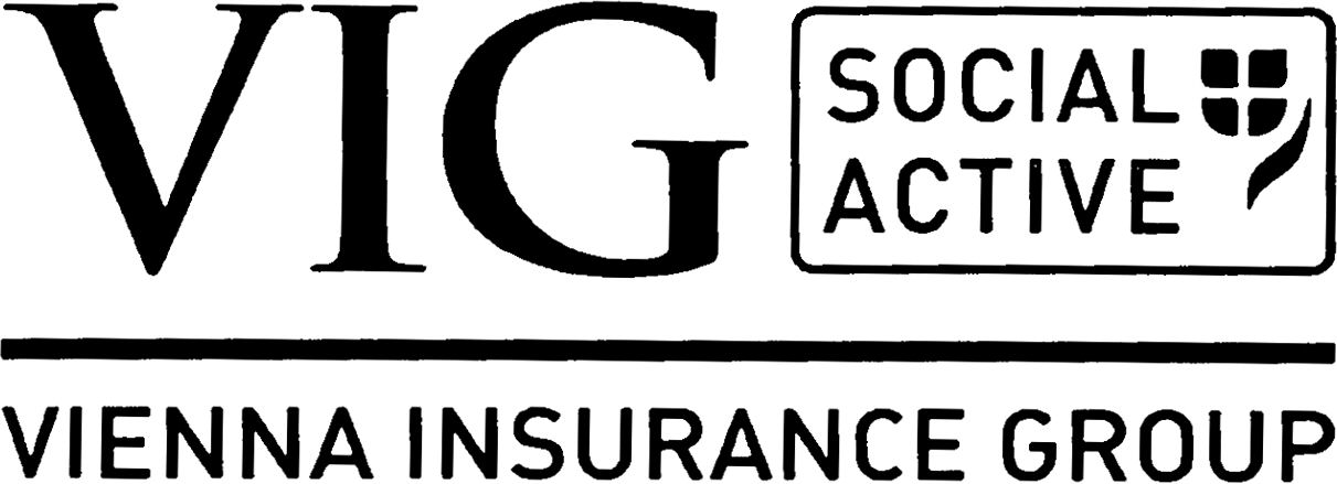 Paraqitja e markës VIG SOCIAL ACTIVE VIENNA INSURANCE GROUP