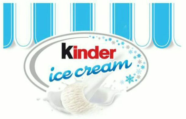 Paraqitja e markës Kinder ice cream