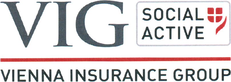 Paraqitja e markës VIG SOCIAL ACTIVE VIENNA INSURANCE GROUP