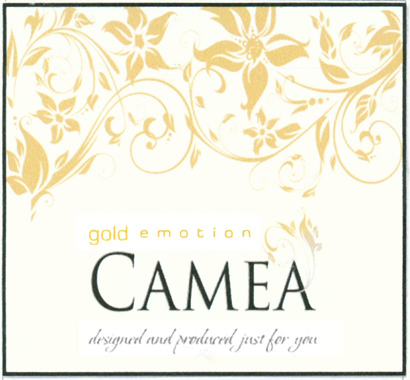 Paraqitja e markës gold emotion CAMEA designed and produced just for you