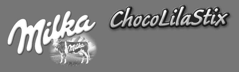 Paraqitja e markës Milka ChocoLilaStix