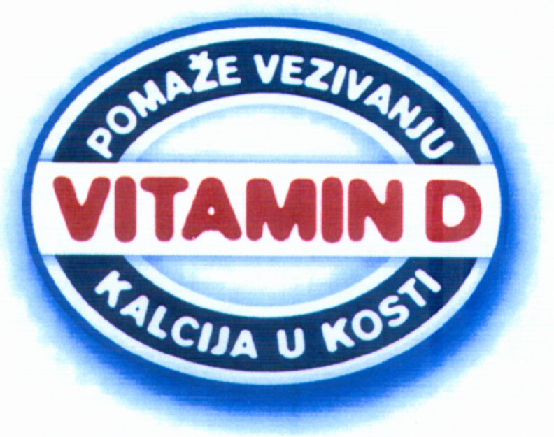 Paraqitja e markës VITAMIN D POMAZE VEZIVANJU KALCIJA U KOSTI