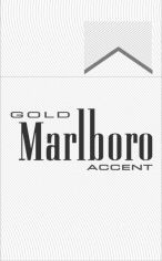 Paraqitja e markës GOLD Marlboro ACCENT