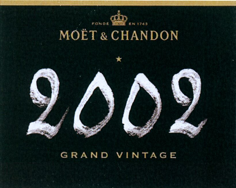 Paraqitja e markës MOËT & CHANDON 2002 GRAND VINTAGE