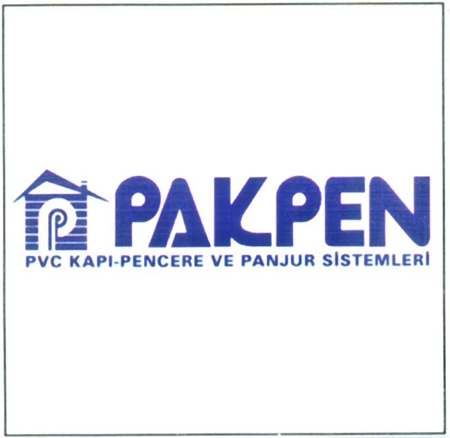 Paraqitja e markës PAKPEN PVC KAPI-PENCERE VE PANJUR SISTEMLERI