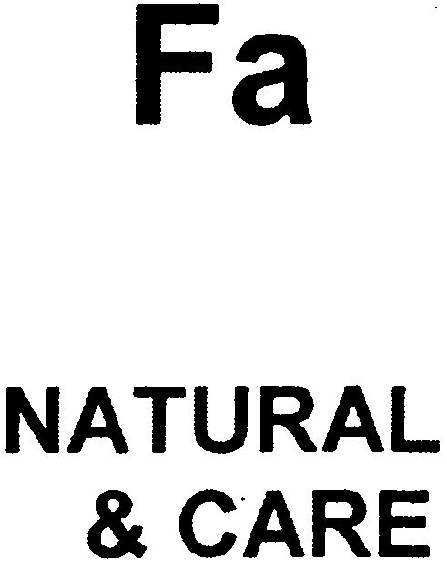 Paraqitja e markës Fa NATURAL & CARE