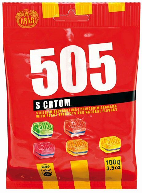 Paraqitja e markës KRAS 505 S CRTOM 100g
