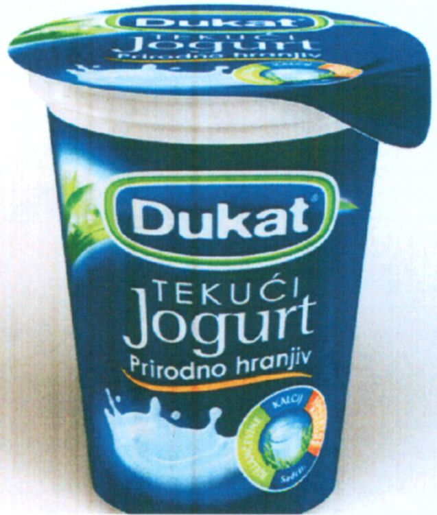 Paraqitja e markës Dukat TEKUCI Jogurt Prirodno hranjiv
