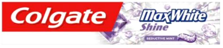 Paraqitja e markës Colgate MaxWhite Shine SEDUCTIVE MINT