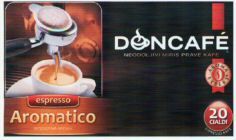 Paraqitja e markës DONCAFÉ espresso Aromatico