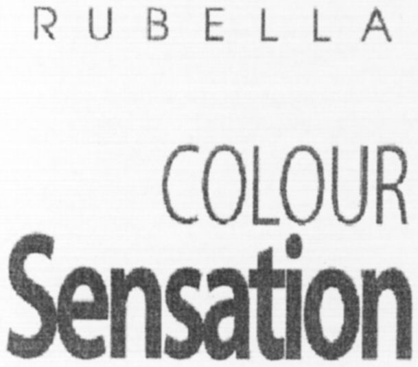 Paraqitja e markës RUBELLA COLOUR Sensation