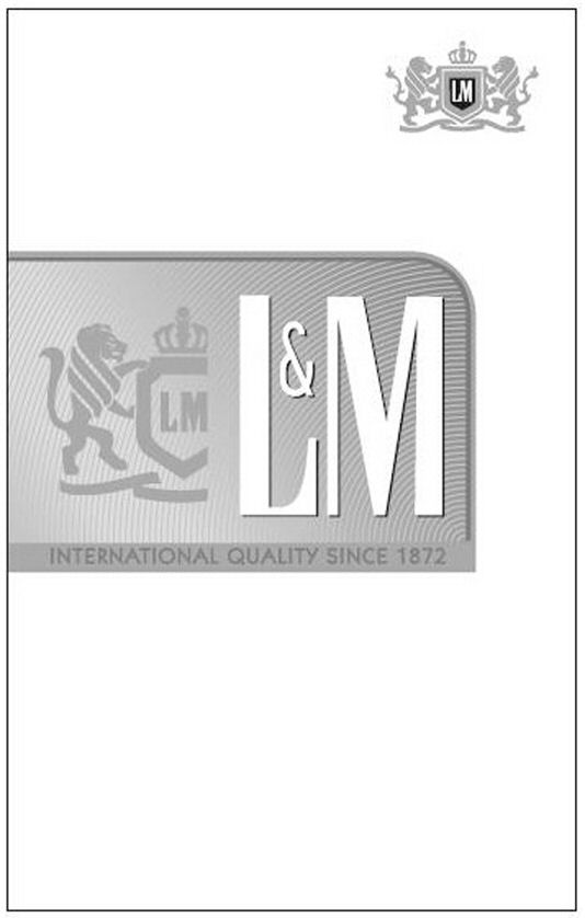 Paraqitja e markës LM L&M INTERNATIONAL QUALITY SINCE 1872