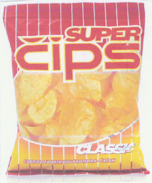 Paraqitja e markës SUPER cips