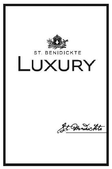 Paraqitja e markës ST. BENIDICKTE LUXURY St. Benidickte