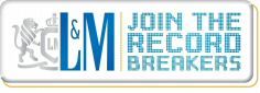 Paraqitja e markës L&M JOIN THE RECORD BREAKERS