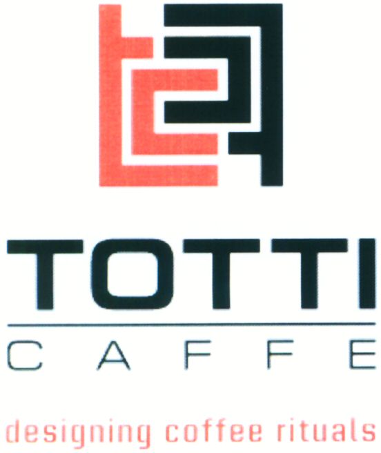 Paraqitja e markës TOTTI CAFFE designing coffee rituals
