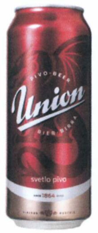 Paraqitja e markës Union svetlo pivo