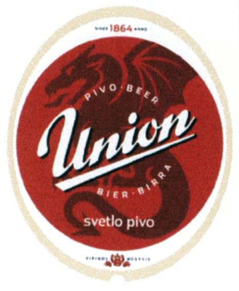 Paraqitja e markës Union svetlo pivo