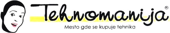Paraqitja e markës Tehnomanija Mesto gde se kupuje tehnika