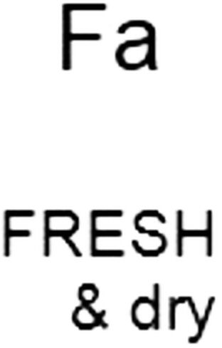 Paraqitja e markës Fa FRESH & Dry