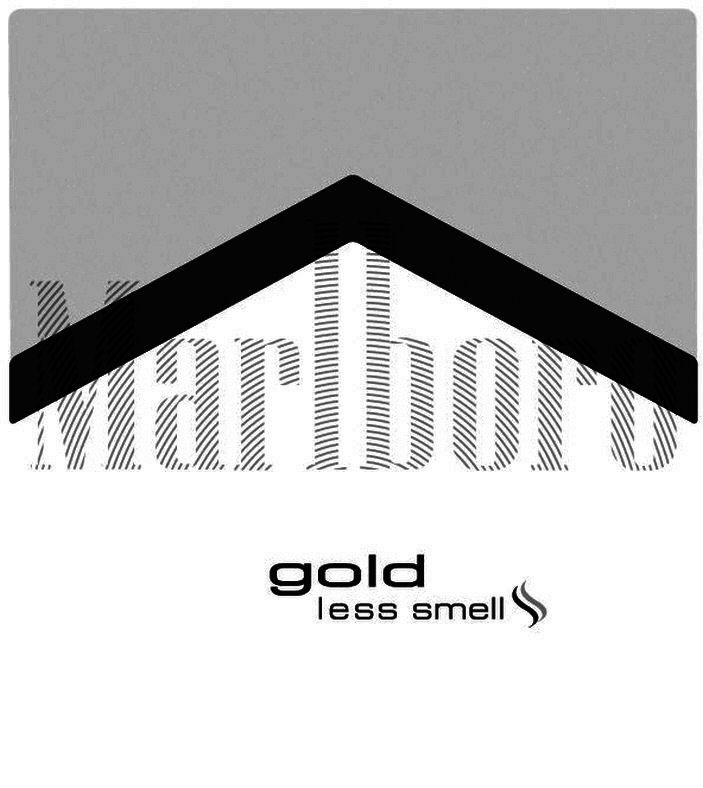 Paraqitja e markës Marlboro gold less smell