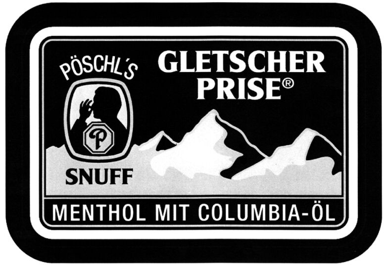 Paraqitja e markës GLETSCHER PRISE PÖSCHL'S SNUFF