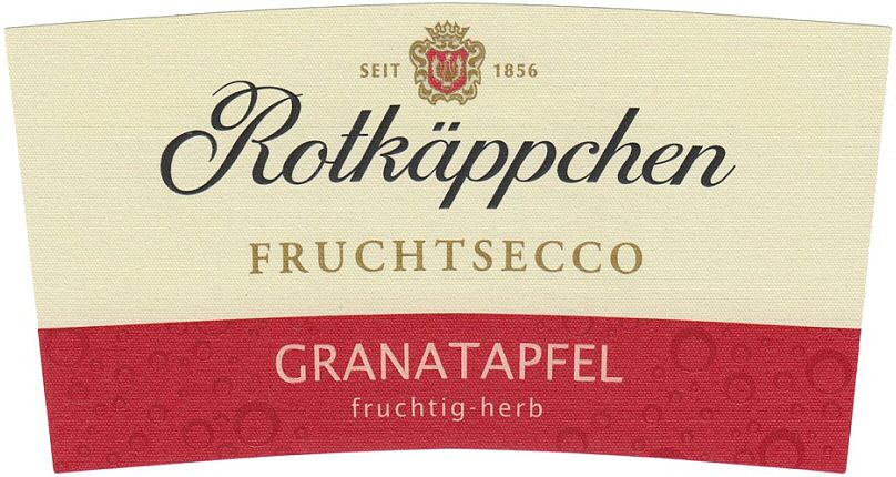 Paraqitja e markës Rotkäppchen FRUCHTSECCO GRANATAPFEL fruchtig-herb