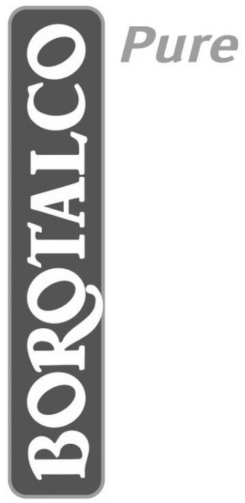 Paraqitja e markës BOROTALCO Pure