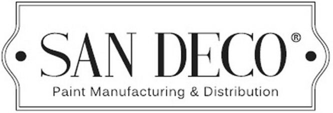 Paraqitja e markës SAN DECO Paint Manufacturing & Distribution