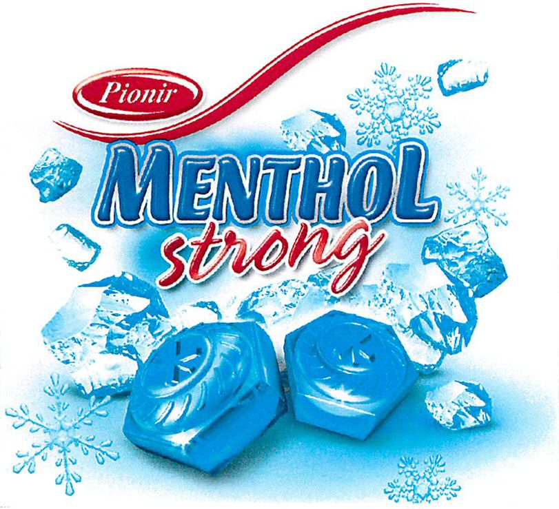 Paraqitja e markës Pionir MENTHOL strong