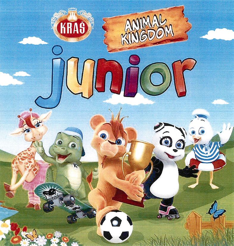 Paraqitja e markës KRAS junior ANIMAL KINGDOM