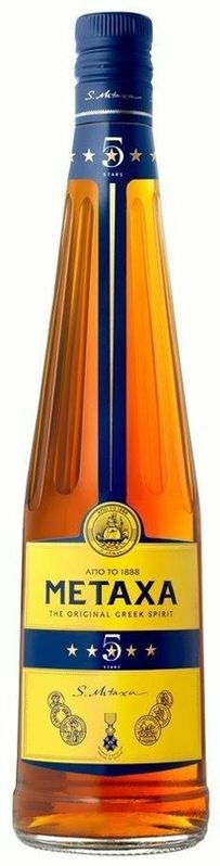 Paraqitja e markës METAXA 5 STARS