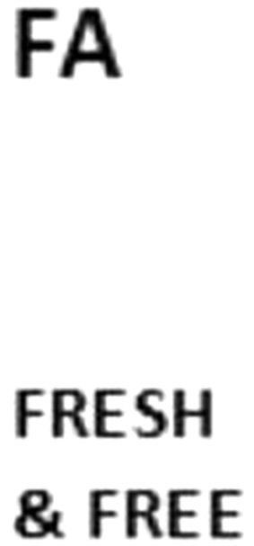 Paraqitja e markës FA FRESH & FREE
