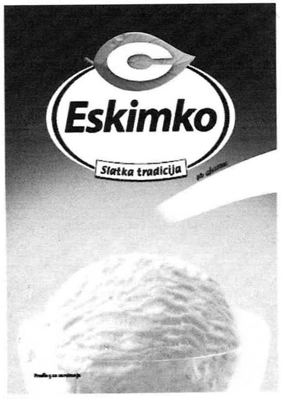 Paraqitja e markës C Eskimko Slatka tradicija