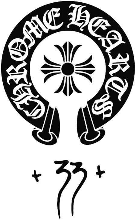 Paraqitja e markës CHROME HEARTS + 33 +