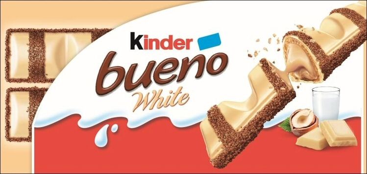 Paraqitja e markës KINDER BUENO WHITE